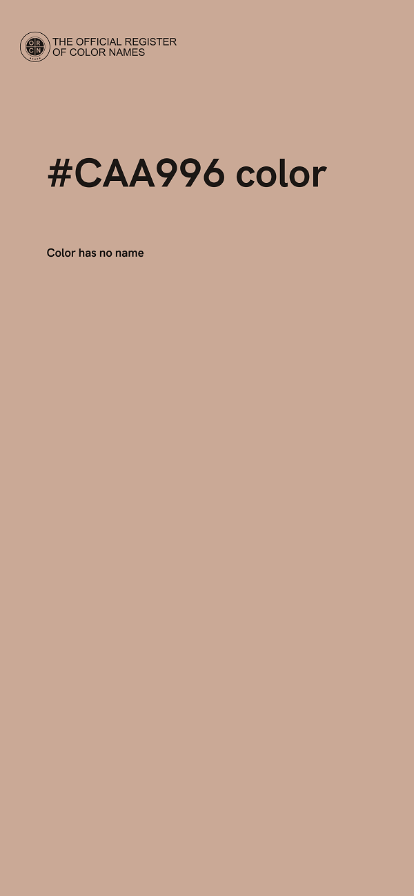 #CAA996 color image