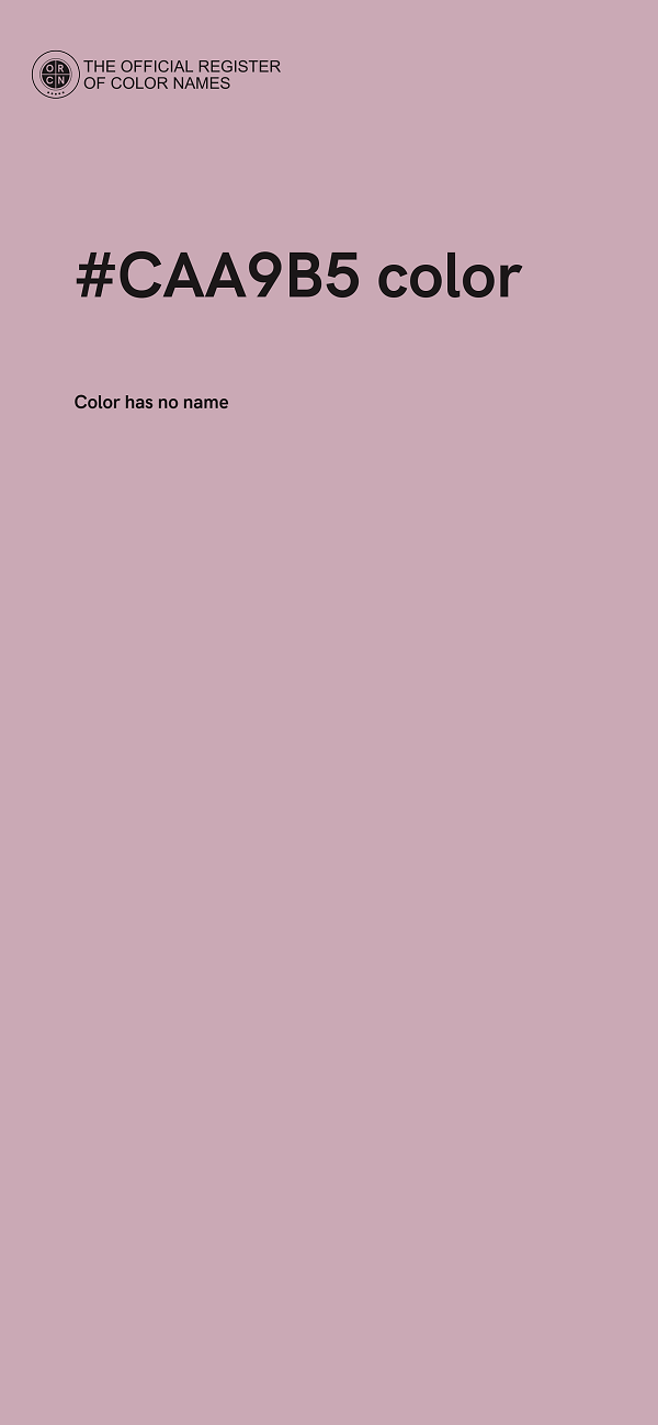 #CAA9B5 color image