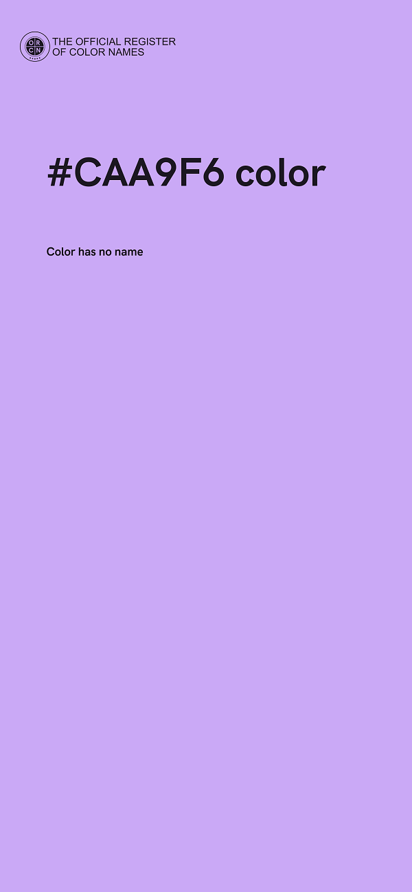 #CAA9F6 color image