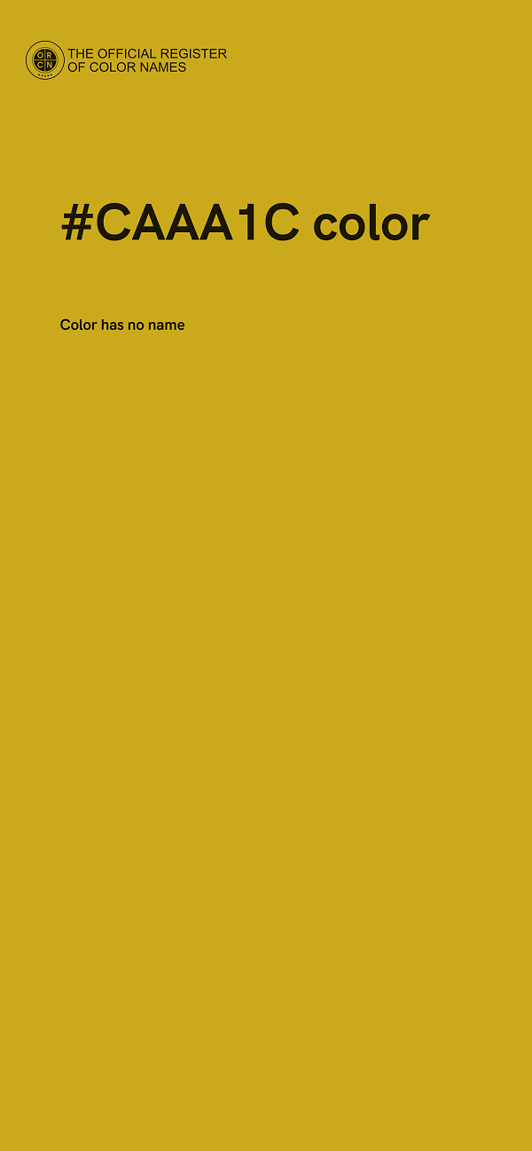 #CAAA1C color image