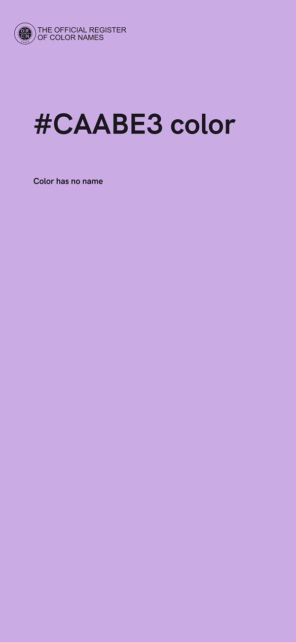 #CAABE3 color image