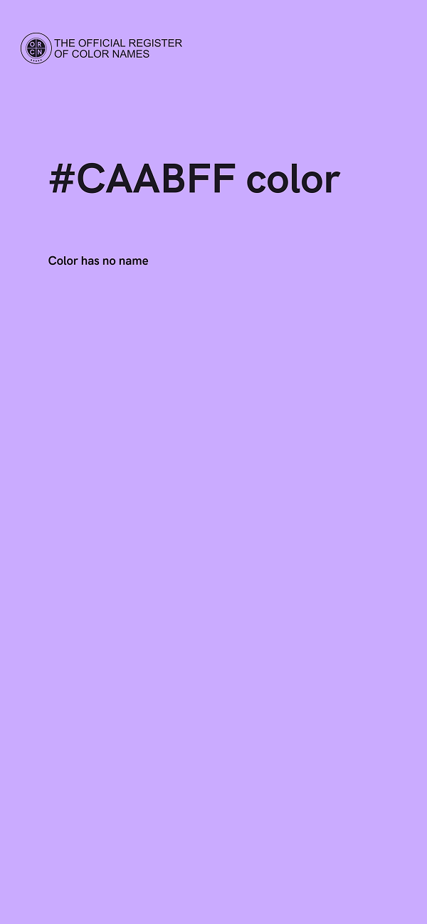 #CAABFF color image
