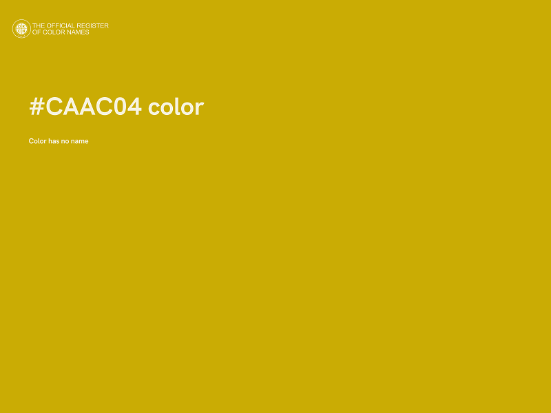 #CAAC04 color image