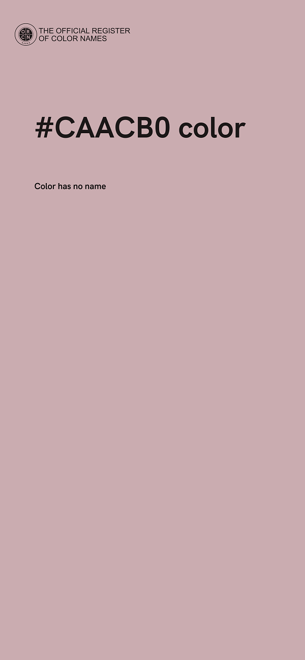#CAACB0 color image