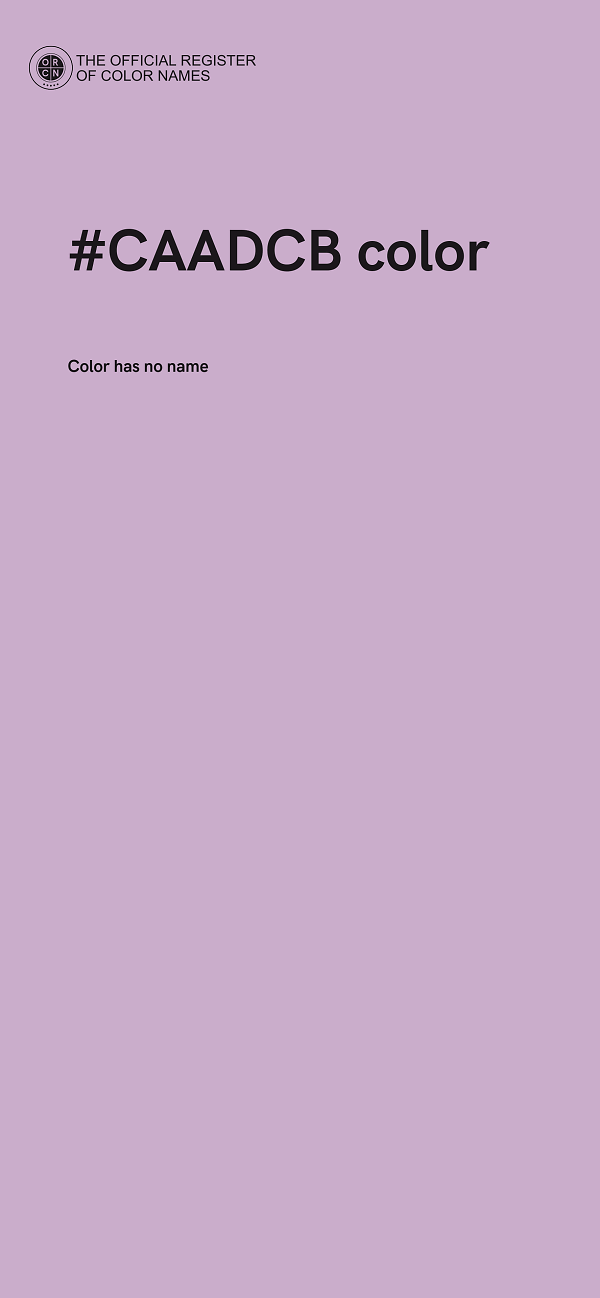 #CAADCB color image