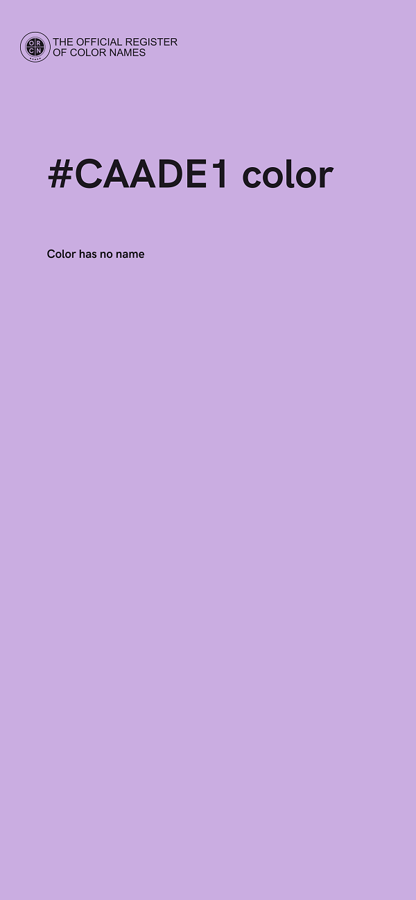#CAADE1 color image