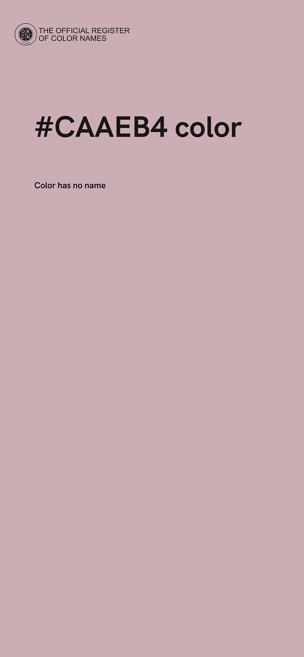 #CAAEB4 color image