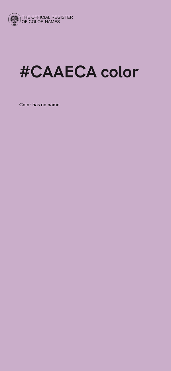 #CAAECA color image