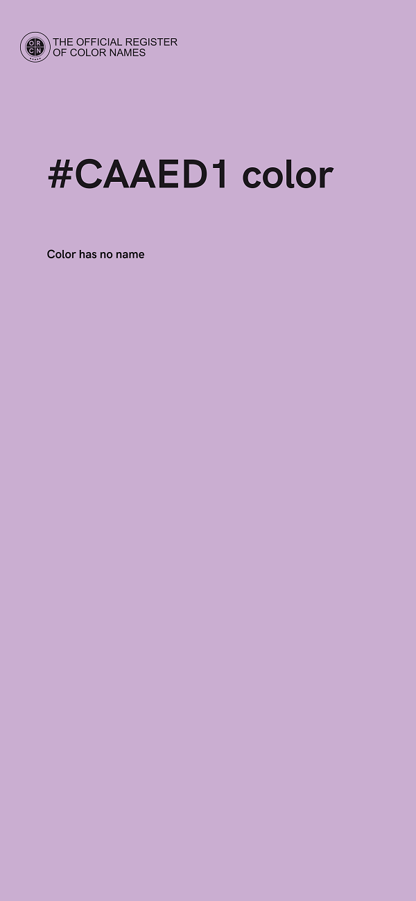 #CAAED1 color image