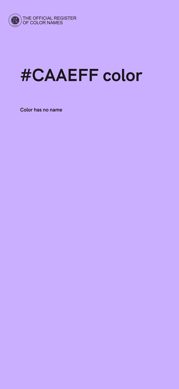 #CAAEFF color image