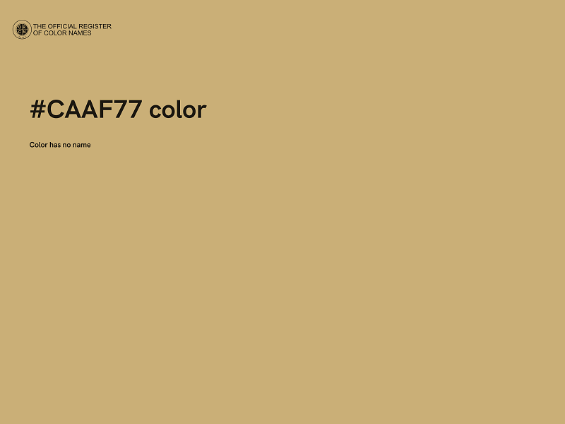 #CAAF77 color image