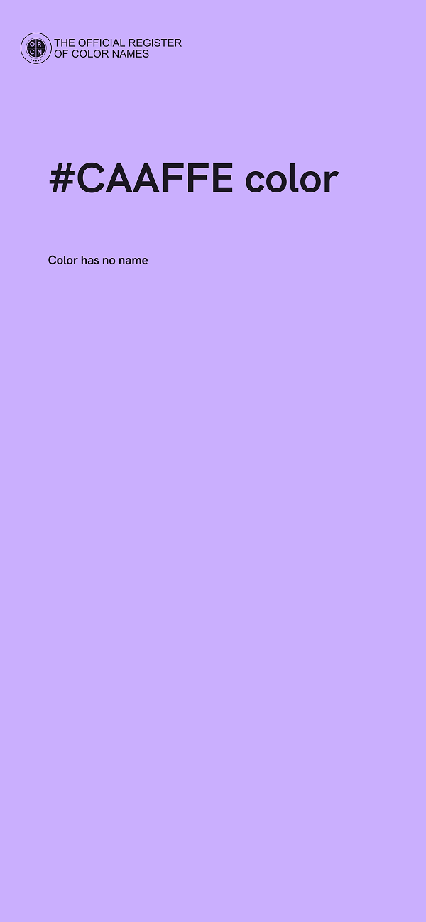 #CAAFFE color image