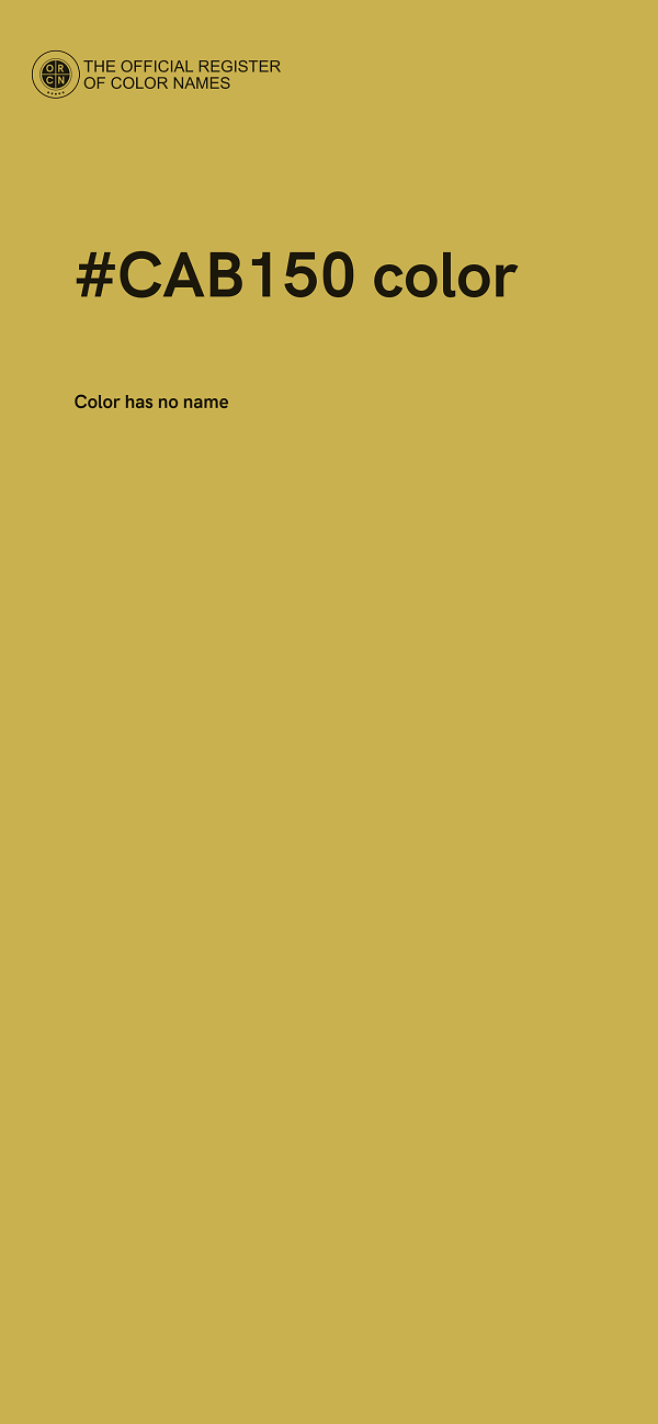 #CAB150 color image