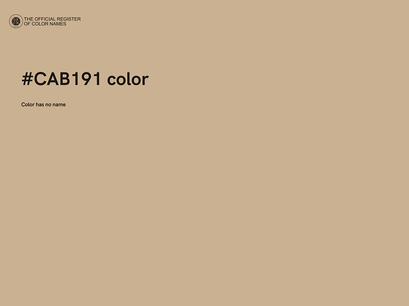 #CAB191 color image