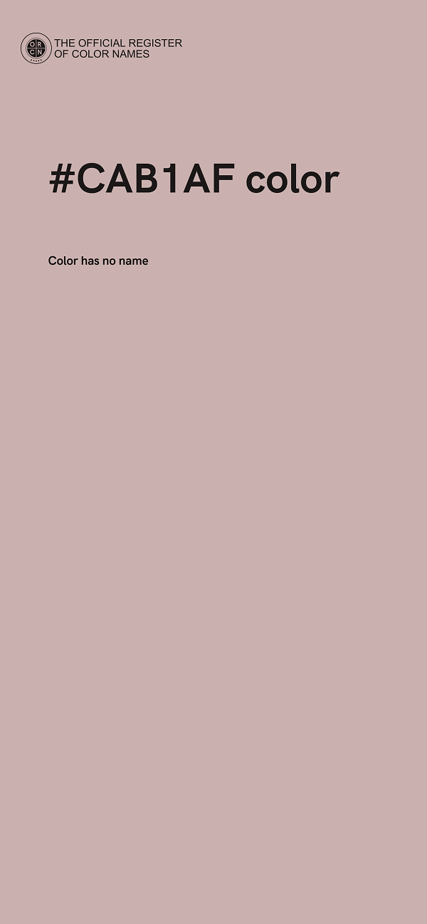 #CAB1AF color image