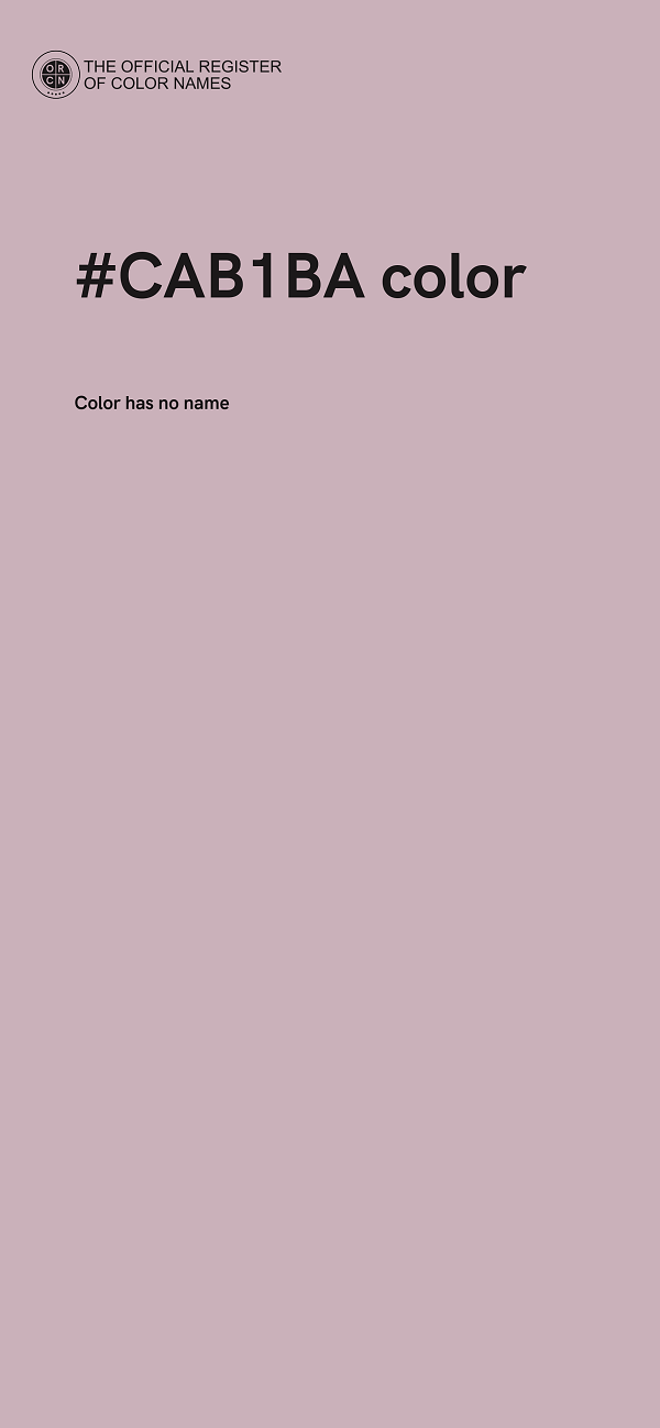 #CAB1BA color image