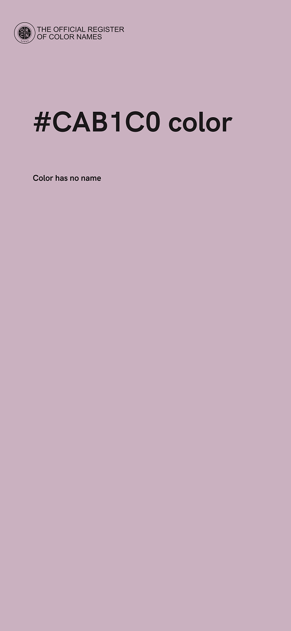 #CAB1C0 color image