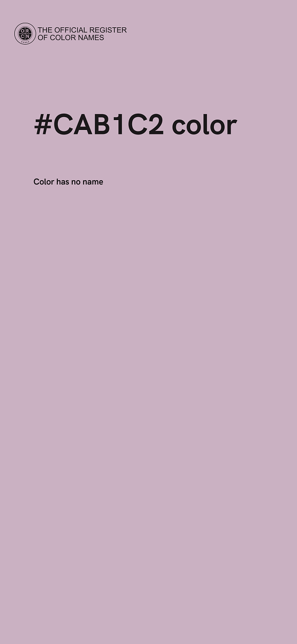 #CAB1C2 color image