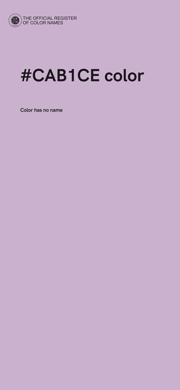 #CAB1CE color image