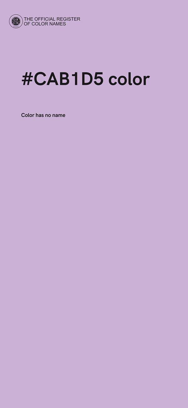 #CAB1D5 color image