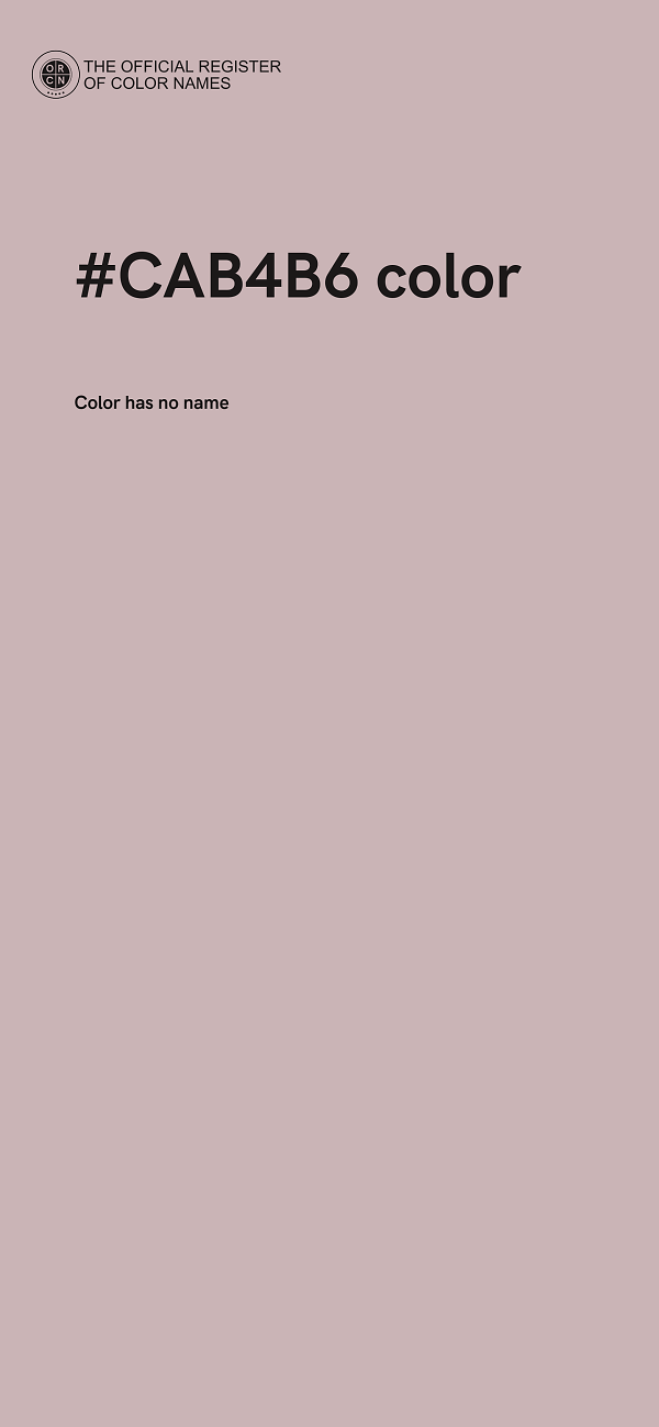 #CAB4B6 color image