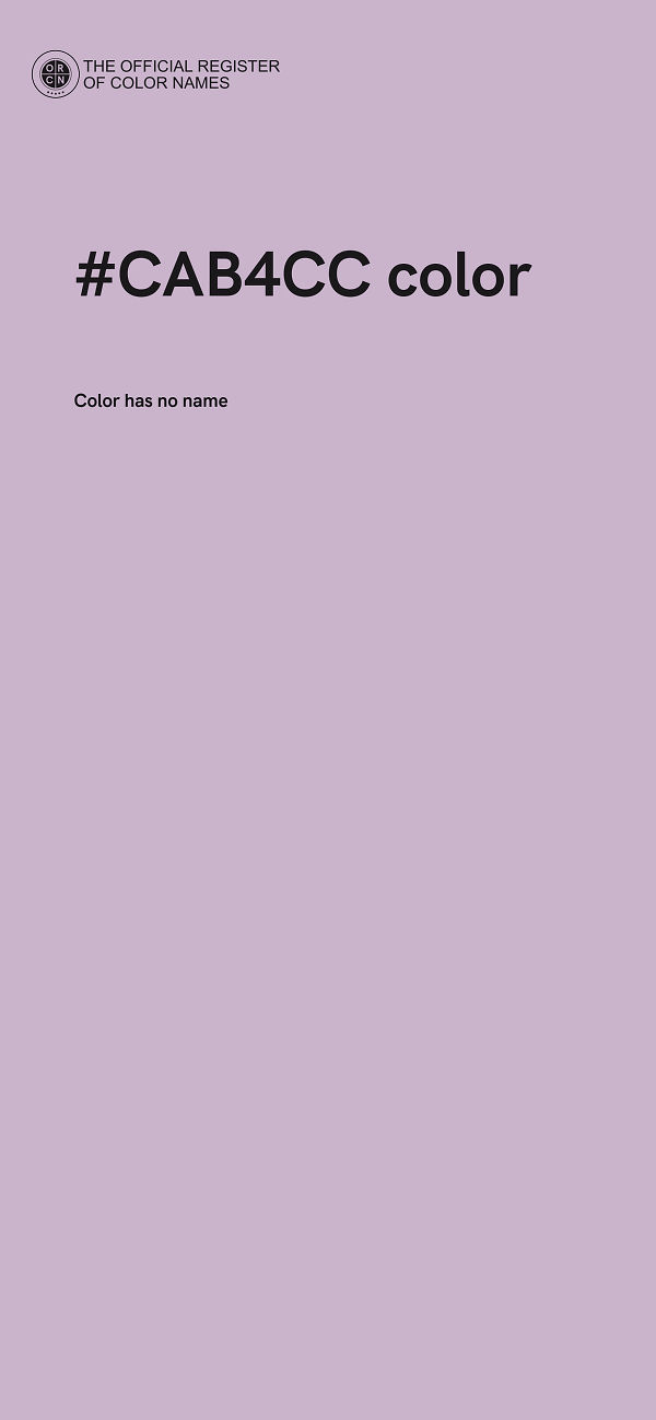 #CAB4CC color image