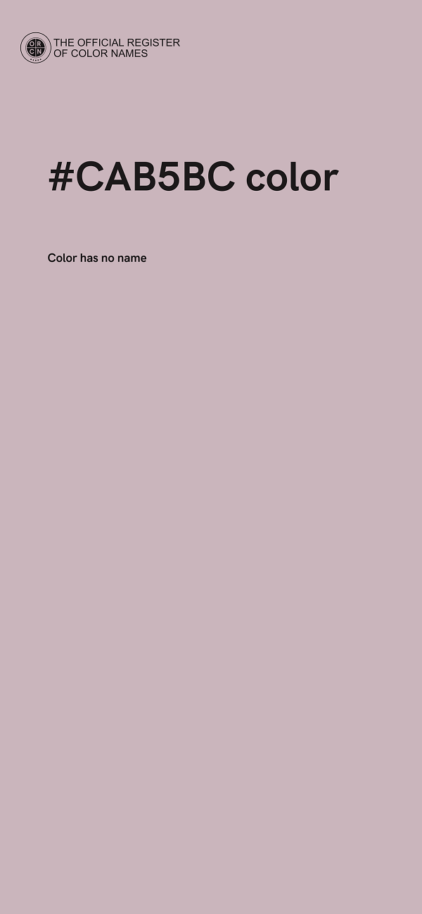 #CAB5BC color image