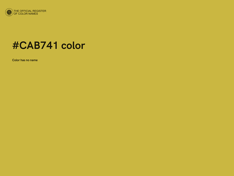 #CAB741 color image