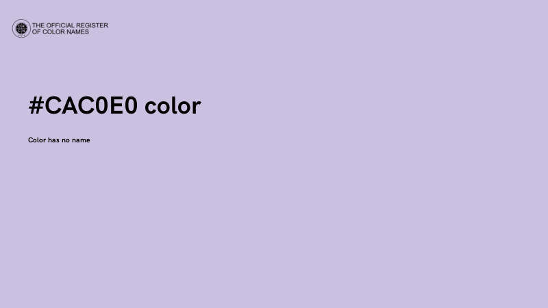 #CAC0E0 color image