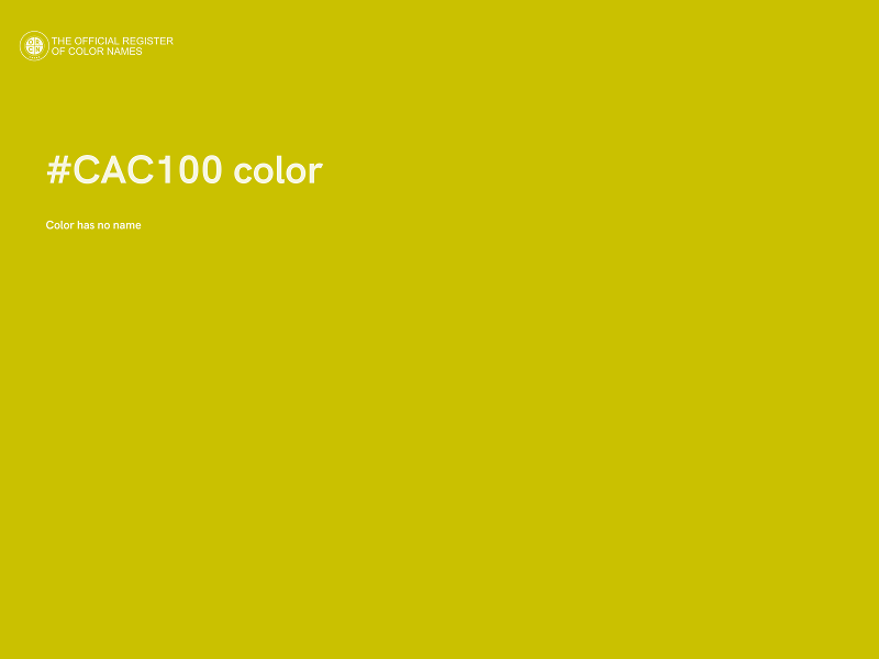 #CAC100 color image