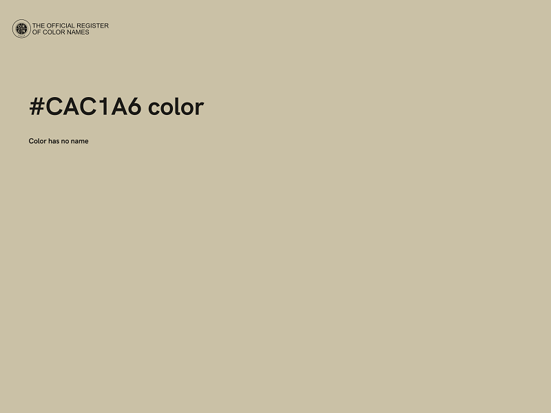 #CAC1A6 color image