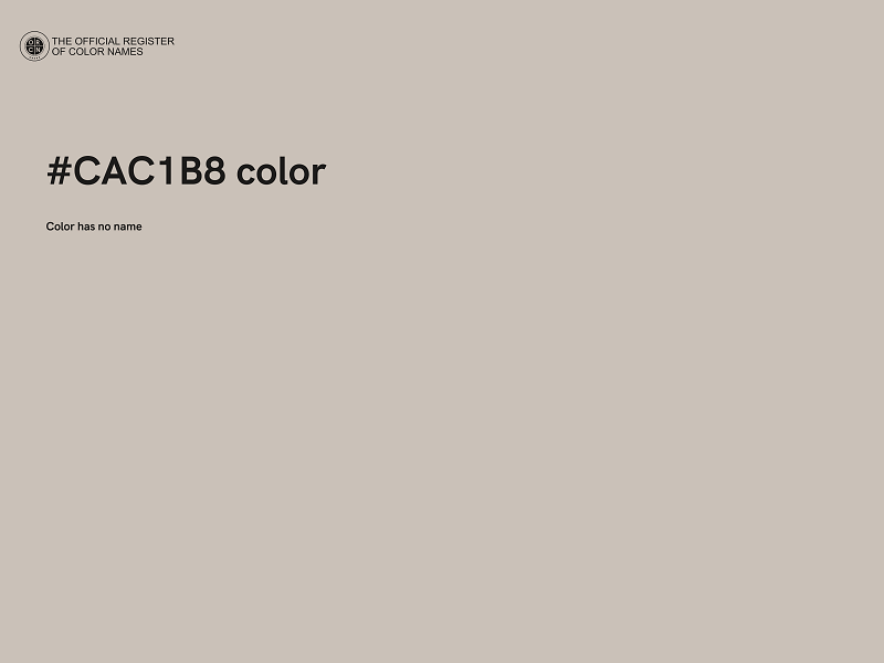 #CAC1B8 color image