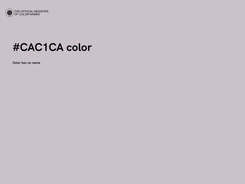 #CAC1CA color image