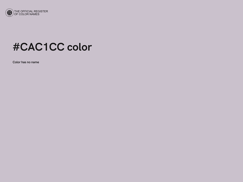 #CAC1CC color image