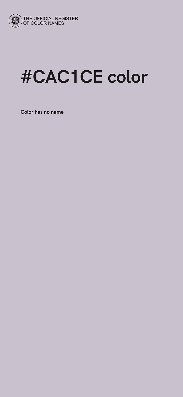 #CAC1CE color image