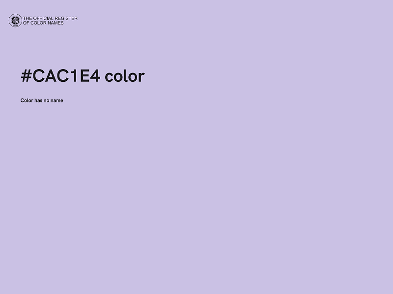 #CAC1E4 color image