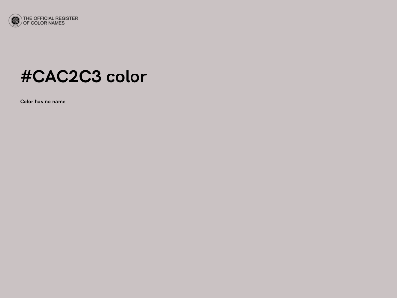 #CAC2C3 color image