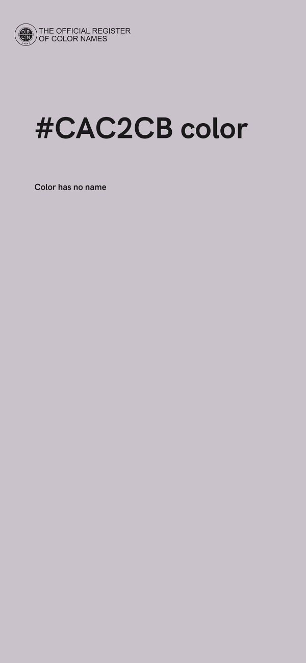 #CAC2CB color image