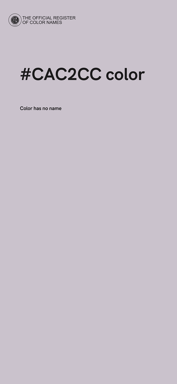 #CAC2CC color image