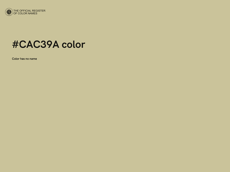 #CAC39A color image