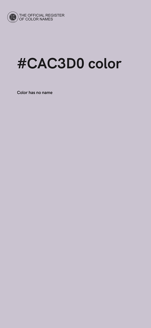 #CAC3D0 color image