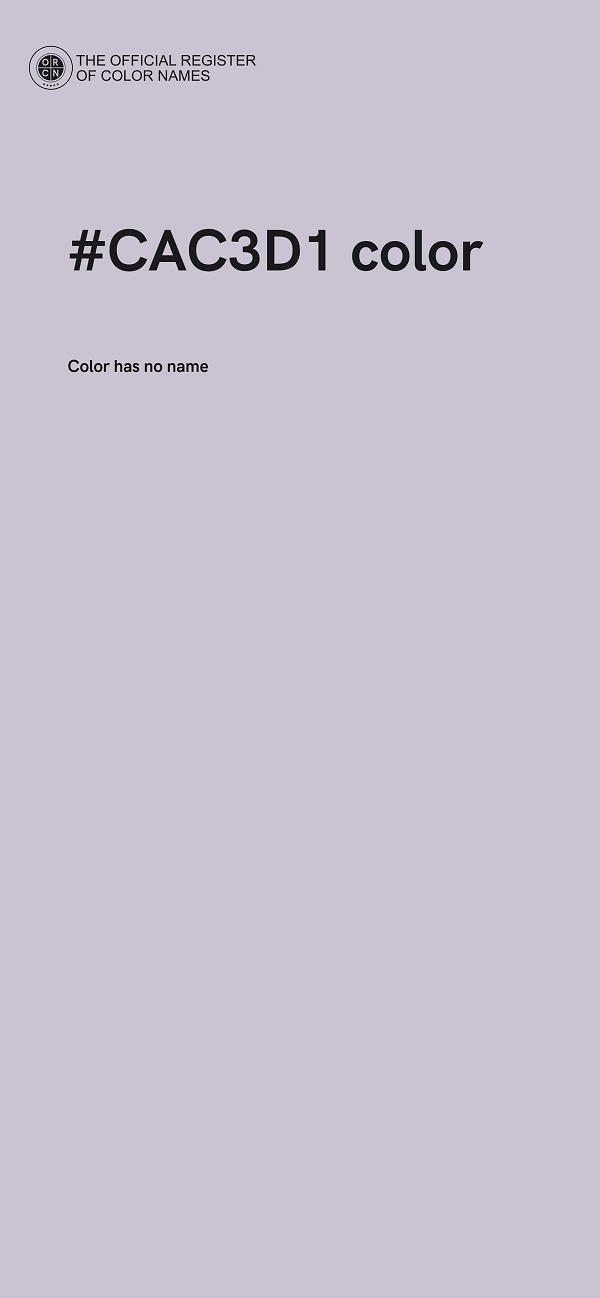 #CAC3D1 color image