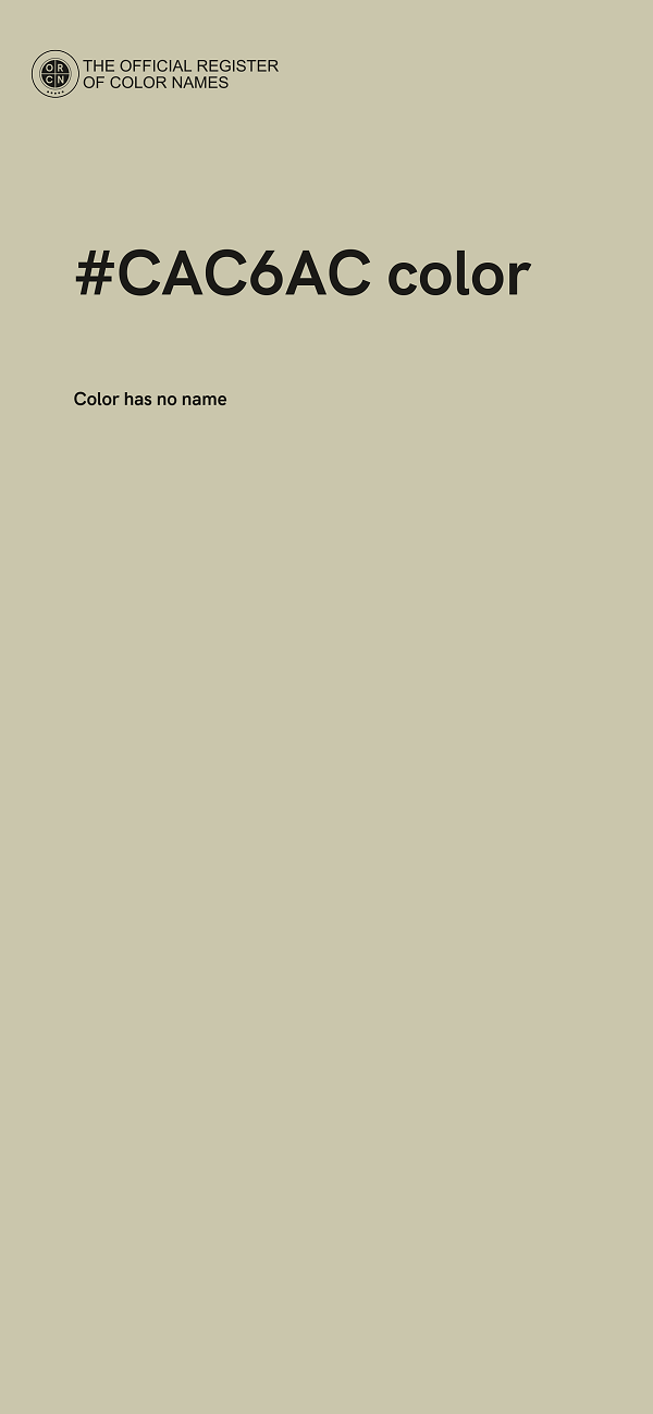 #CAC6AC color image