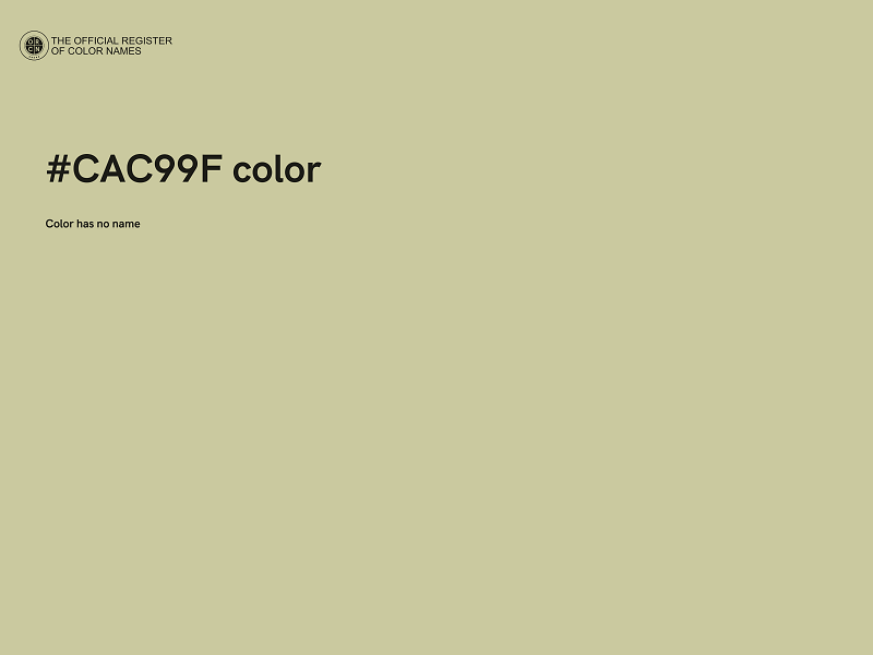 #CAC99F color image