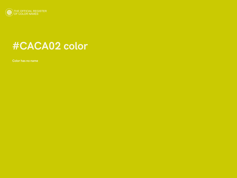 #CACA02 color image