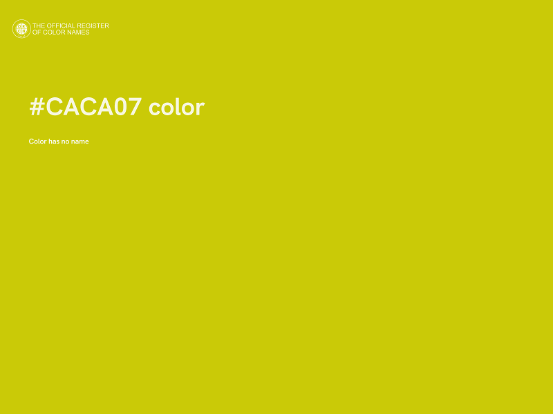 #CACA07 color image