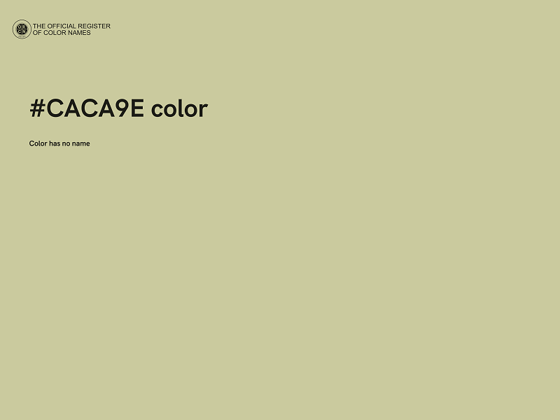 #CACA9E color image