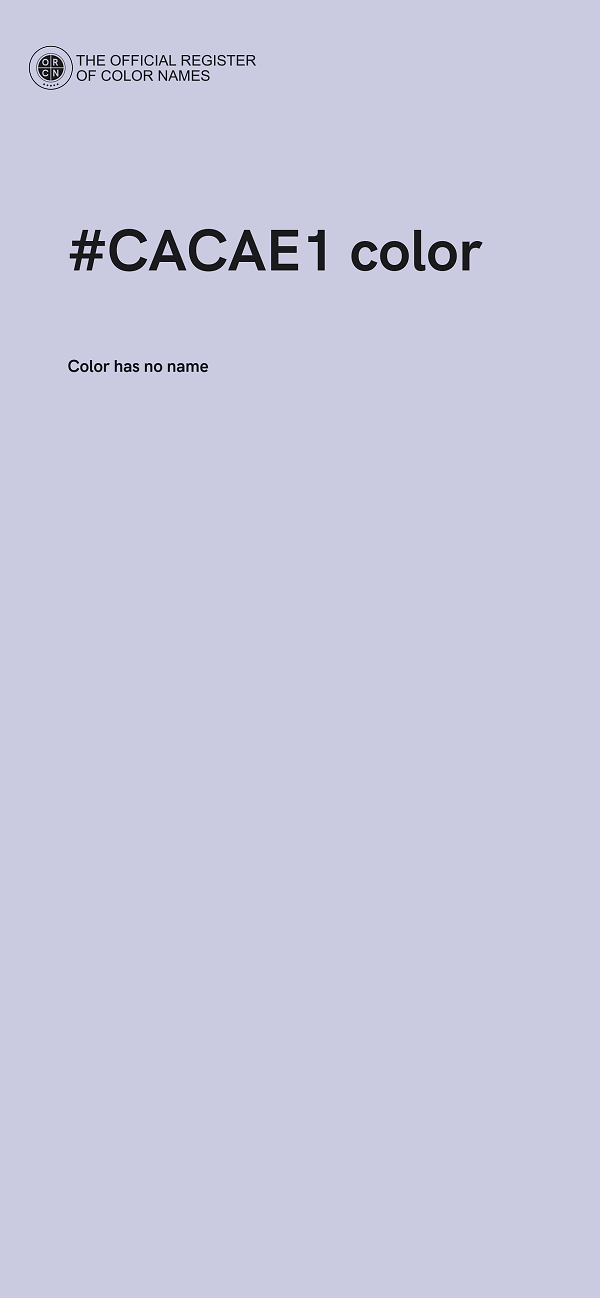 #CACAE1 color image