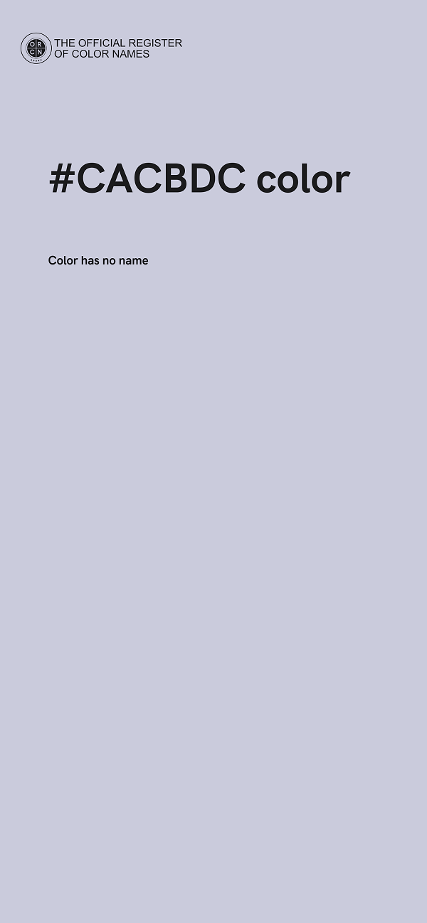 #CACBDC color image