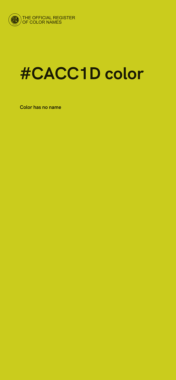 #CACC1D color image